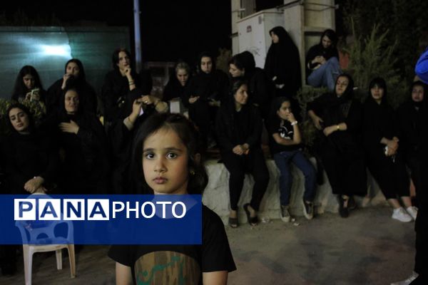 مراسم عزاداری و تعزیه خوانی شب هشتم محرم در گچساران 