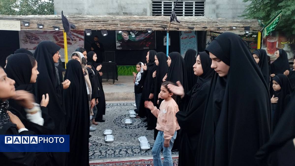 برگزاری هیئت دختران حاج قاسم در شهرستان خلیل آباد
