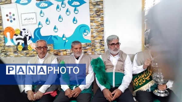 مدرسه سیدالشهداء ۲ مهاجران، میزبان خادمان امام رضا (ع)