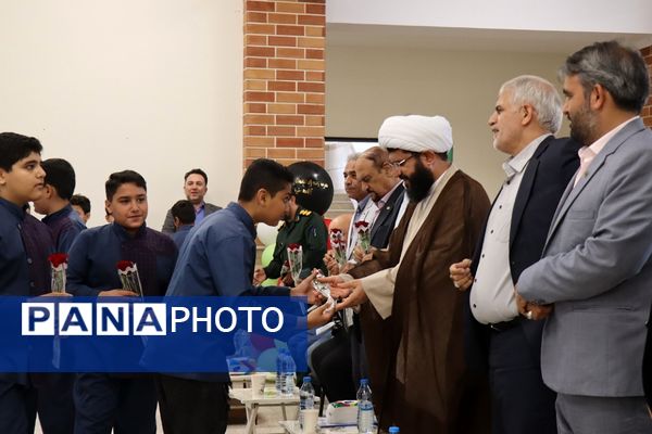 آیین افتتاح مدرسه  زنده‌یاد حاج لطف‌الله محسنی فشمی در پاکدشت 