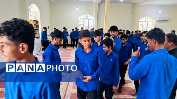 مراسم ایام فاطمیه در دبیرستان پسرانه امیرکبیر منطقه سندرک