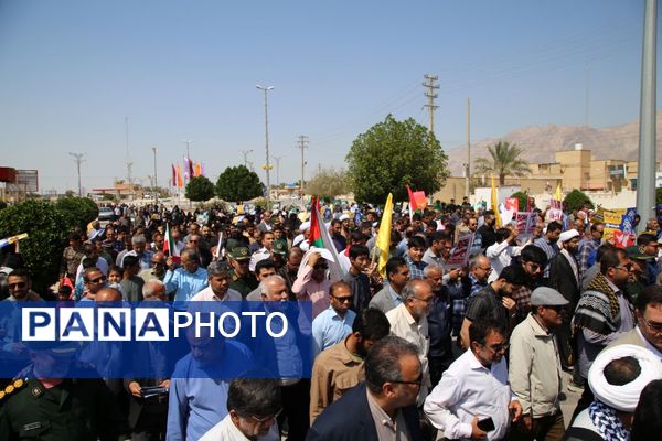 راهپیمایی روز قدس در تنگستان