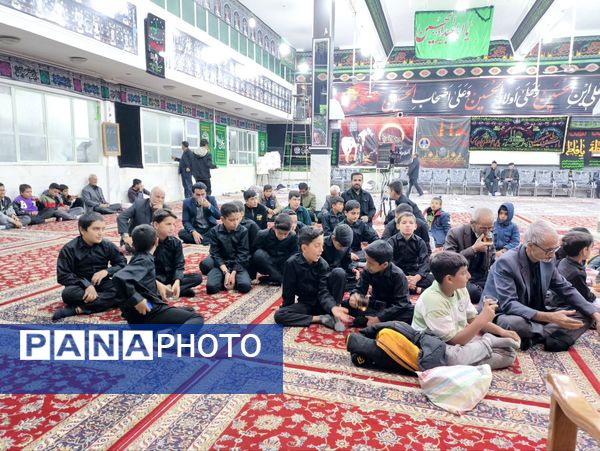 مراسم عزاداری ایام  فاطمیه در موکب مردمی شاهزاده علی اصغر فدافن 