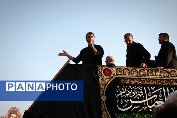دسته عزاداری حسینیه اعظم زنجان در یوم العباس