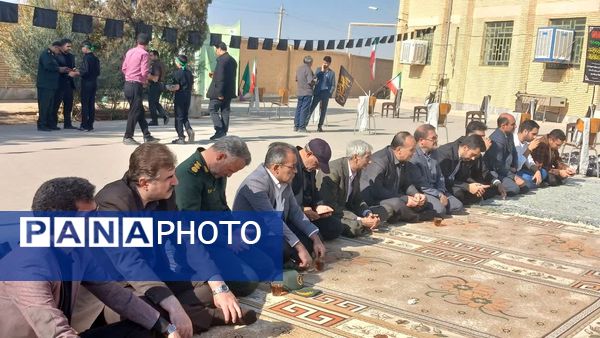 استقبال از شهید گمنام در دبیرستان شهید ذاکری زارچ