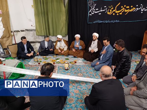 حضور ۷۲ دانش‌آموز دختر معتکف به نیت ۷۲ شهید کربلا در مسجد باب الحوائج شیروان