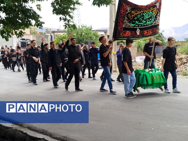 هیات عزاداری شهرستان هوراند در روز تاسوعا