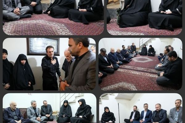 دیدار نمایندگان وزیر آموزش‌وپرورش با خانواده‌های دانش‌آموز و معلم فداکار همدانی