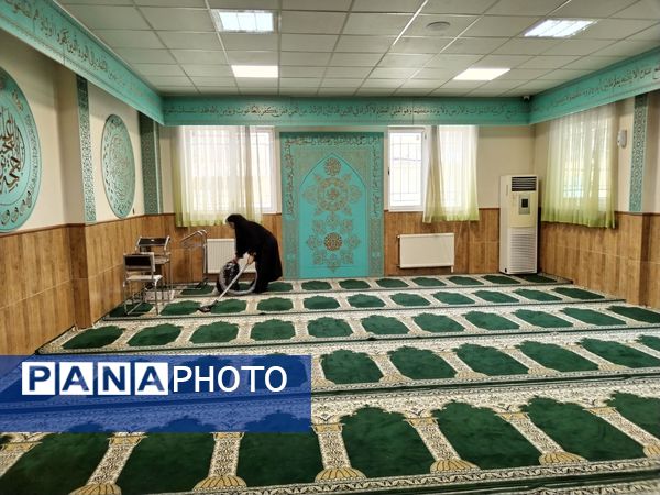 آماده‌سازی دبیرستان مصلی‌نژاد حضرت زهرا(س) برای آغاز سال تحصیلی جدید