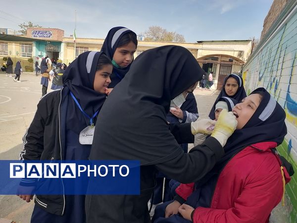 وارنیش فلوراید برای دانش آموزان دبستان ناهید نخودی 