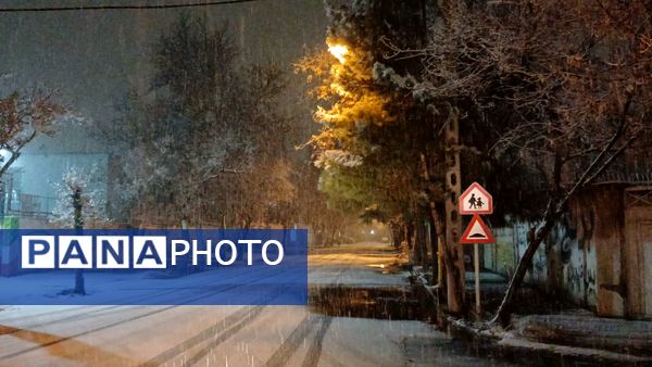 اواخر پاییز و سفید پوش شدن شهر