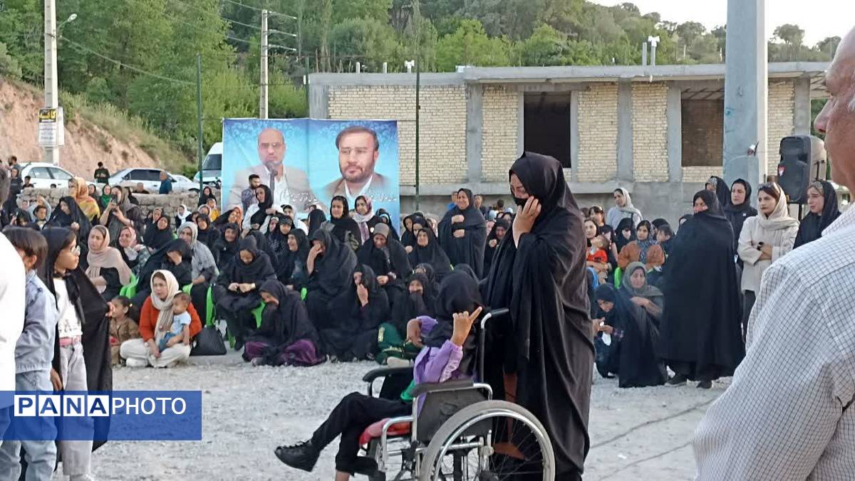 استقبال پرشور مردم دهستان کریک از کاروان خدام رضوی