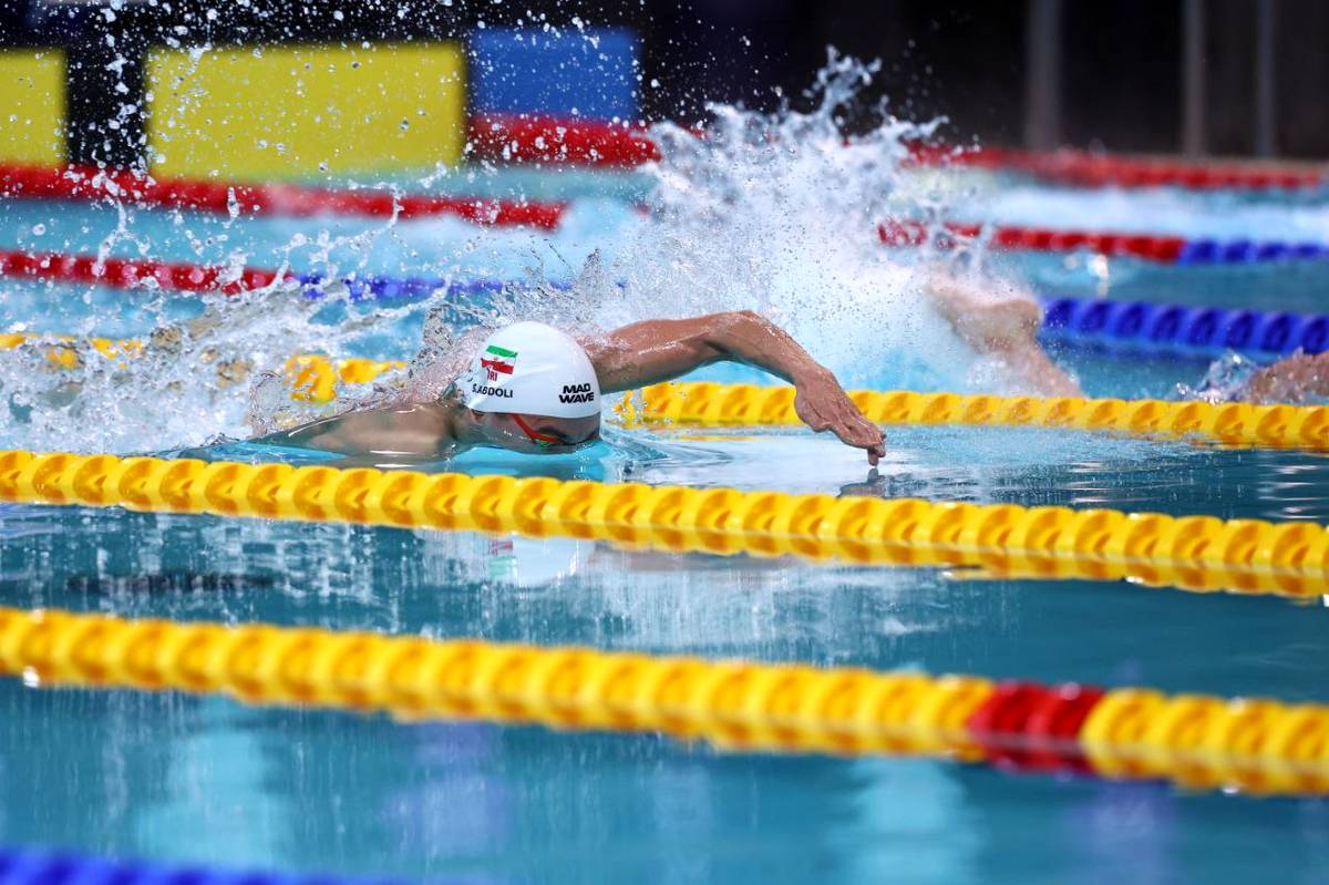 سامیار عبدلی در ماده 50 متر آزاد طلایی شد