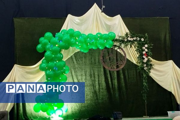 مراسم ولادت حضرت فاطمه زهرا در مهدیه صاحب زمان روستای دهنو شهرستان خلیل آباد