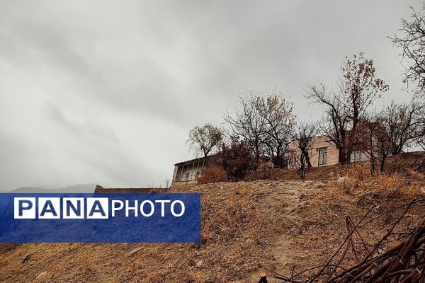 چهره شفاف و دل انگیز شهربارنیشابور با بارش  باران پاییزی  