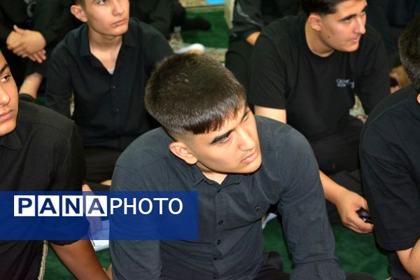 برگزاری مراسم سوگواره احلی من العسل در هنرستان مجتمع فنی تهران بهارستان ۲