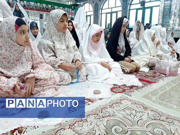 دومین روز از اعتکاف دانش‌آموزی در مسجد امام حسن شهرستان گالیکش