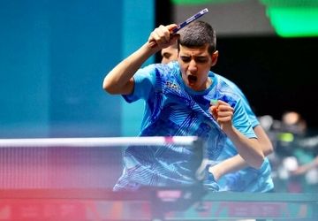 پیروزی بنیامین فرجی و فراز شکیبا در پینگ‌پنگ قهرمانی نوجوانان جهان