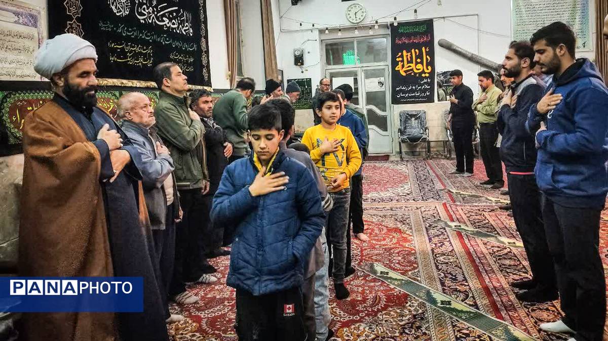 مراسم عزاداری شهادت حضرت زهرا (س) در شهر رباط‌سنگ  