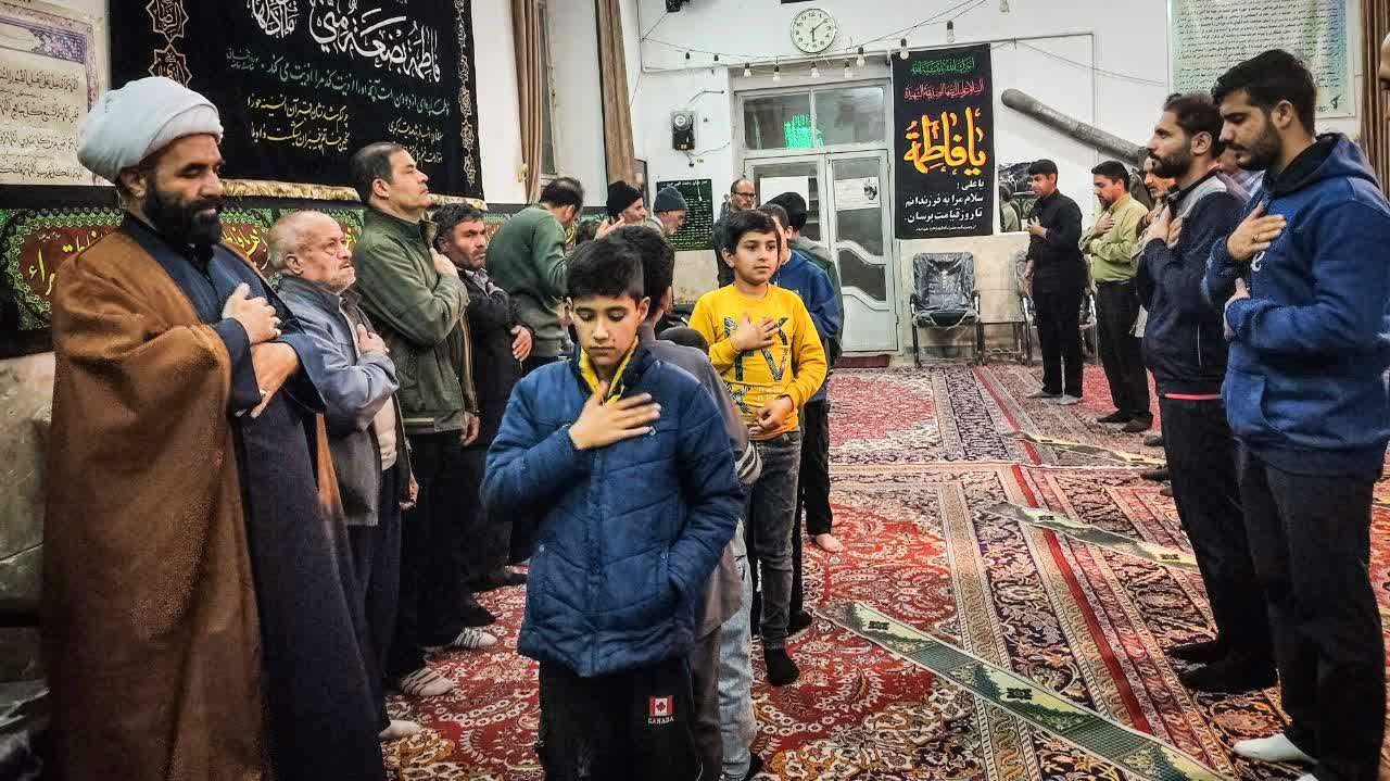 مراسم عزاداری شهادت حضرت زهرا (س) در شهر رباط‌سنگ  