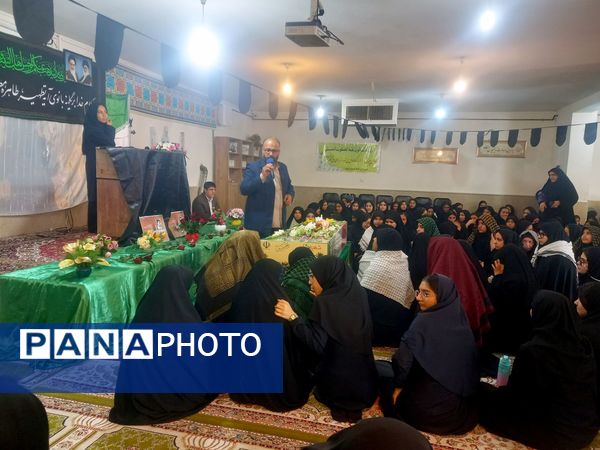 تشییع شهید گمنام در دبیرستان دخترانه شاهد قهرمان ایزدی ناحیه 3 شیراز