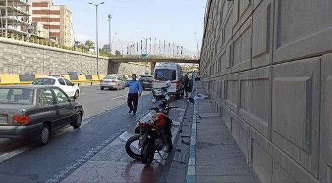 تصادف مرگبار در بزرگراه امام علی منجر به ۲ نفر کشته و ۲ نفر مصدوم شد