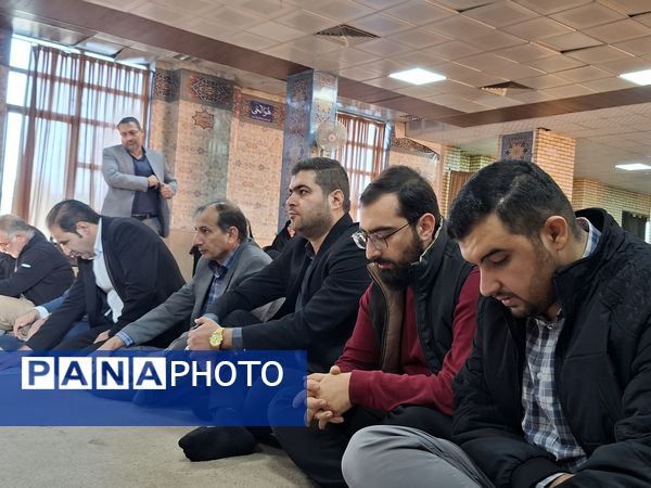مراسم بدرقه دانش‌آموزان دختر مدارس شهرستان ملارد به مناطق عملیاتی جنوب کشور 