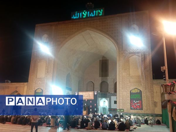 مراسم عزاداری سیدالشهدا (ع) در مسجد جامع نیشابور
