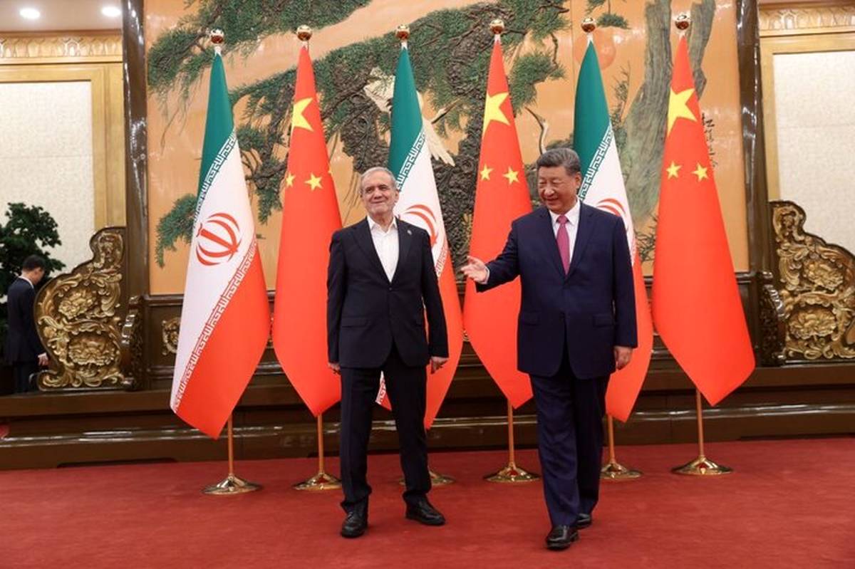 دیدار پزشکیان با رئیسجمهور چین