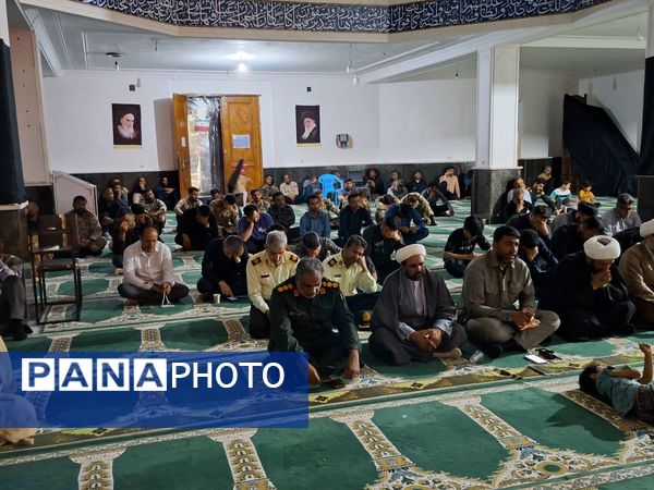 مراسم ارتحال حضرت امام خمینی (ره) در جزیره بوموسی 