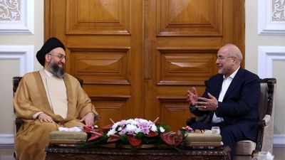 دیدار سید عمار حکیم با قالیباف