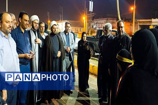 حضور معاون وزیر آموزش‌وپرورش در موکب  اربعینی انصار الحسین فرهنگیان و دانش آموزان حمیدیه