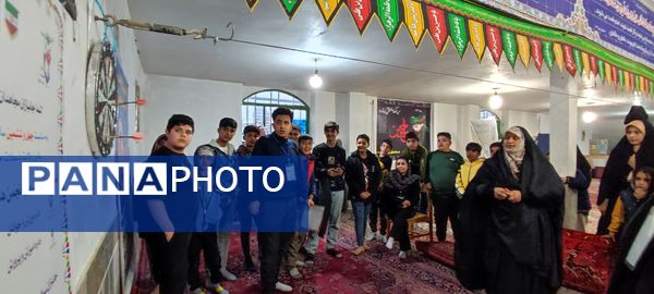 استعدادیابی مسابقات دارت در روستای چلو شهرستان شیروان