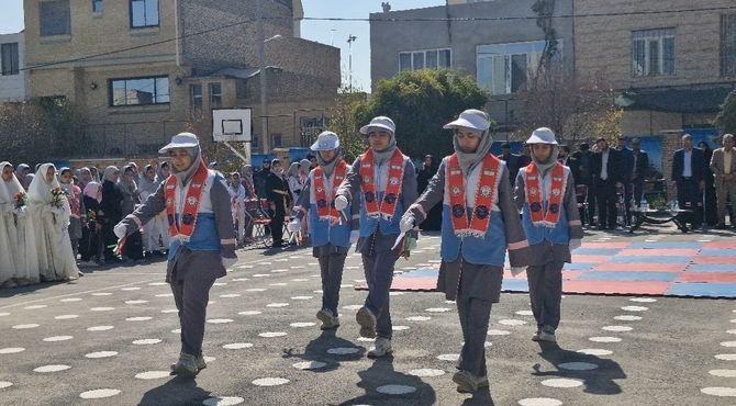 شور و هیجان در مدرسه‌ شهدای راه‌آهن