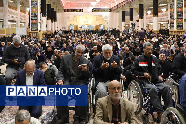 حرم کریمه اهل بیت در  شام شهادت حضرت زهرا(س)