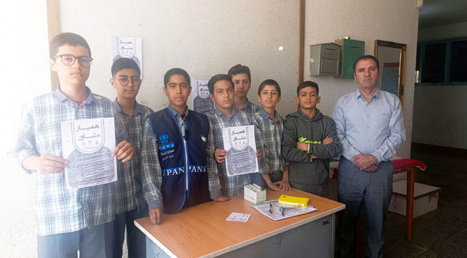 انتخابات همیار مشاور در مدرسه شاهد انقلاب آباده