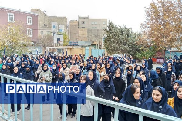  مراسم نواخته شدن زنگ پژوهش در فرزانگان قدس