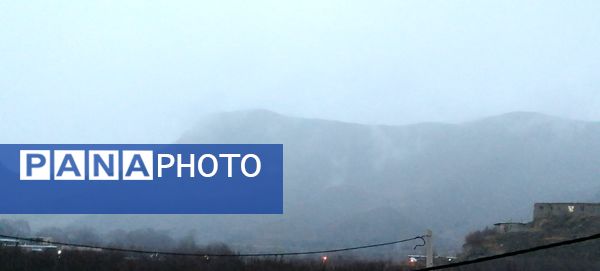 بارش برف پاییزی در شهرزیبای بار نیشابور 