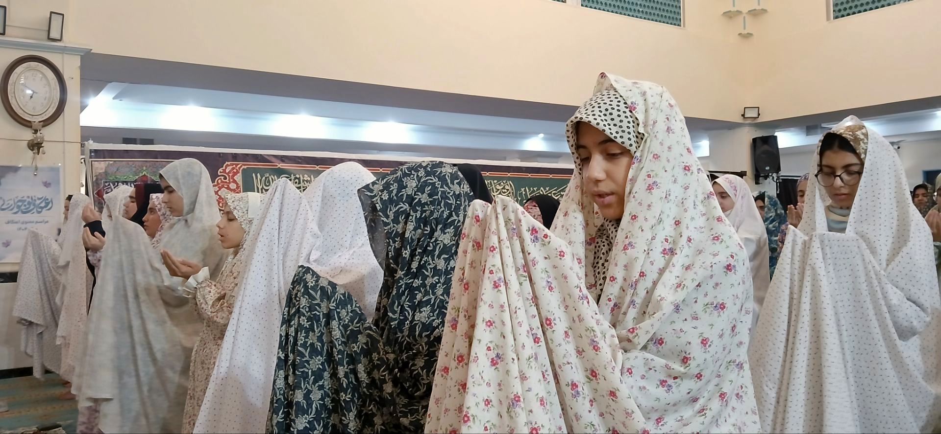 اعتکاف دانش‌آموزان در شهرستان ساوجبلاغ 