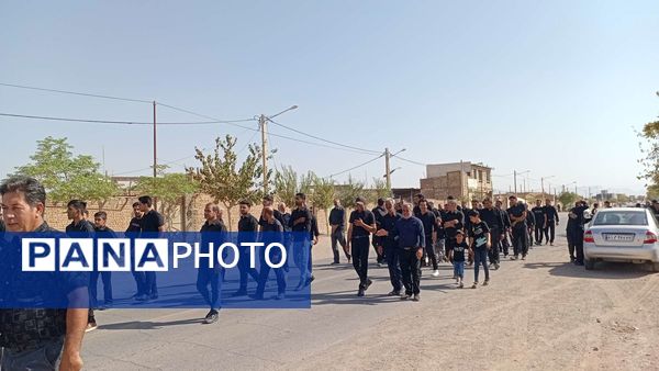 پیاده روی جاماندگان اربعین از روستای نقاب تا امامزاده سید حسن روستای میر آباد