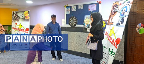 مسابقات دارت و طناب کشی در کتابخانه اندیشه شهرستان شیروان