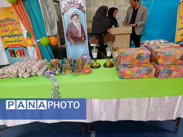 مسابقات ورزشی دانش‌آموزان مقطع متوسطه با نیازهای ویژه ذهنی استان خراسان شمالی 