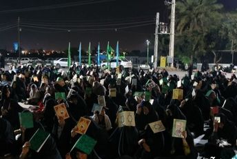 احیای شب نوزدهم رمضان در رودان 