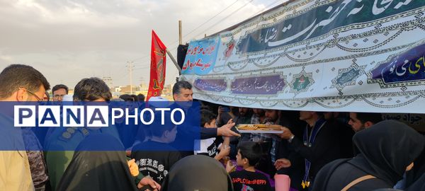 برپایی موکب نهادهای اداره آموزش و پرورش در شیروان
