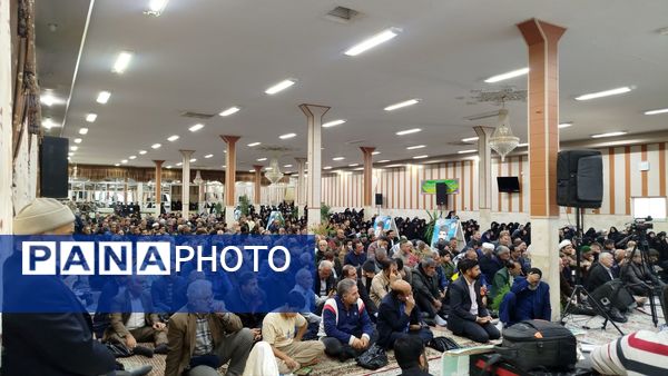 مراسم پر فیض دعای ندبه به همراه آئین رونمایی و عطرافشانی سنگ یادبود شهید گمنام 