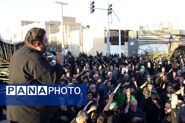 دسته عزای شهادت حضرت فاطمه الزهرا (س) در امامشهر یزد