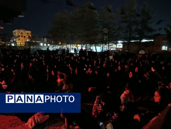 جوانان هلال احمر کاشمر در سوگ رقیه (س)