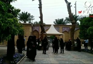 اردوی تفریحی دانش‌آموزان و معلمان شیرازی در باغ جهان‌نما