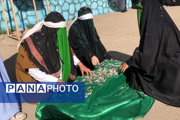 عطر حریم رضوی و جلوه‌ی عشق علوی در مدرسه امان‌الهی اسلامشهر پیچید