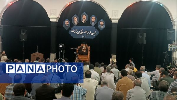 مراسم نخستین سالگرد شهادت شهدای خدمت در مسجد الهادی نیشابور 